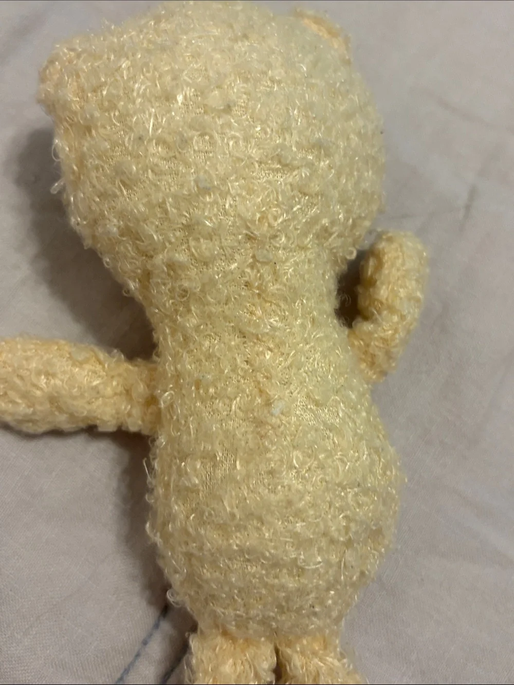Bag charm teddy adorable cream